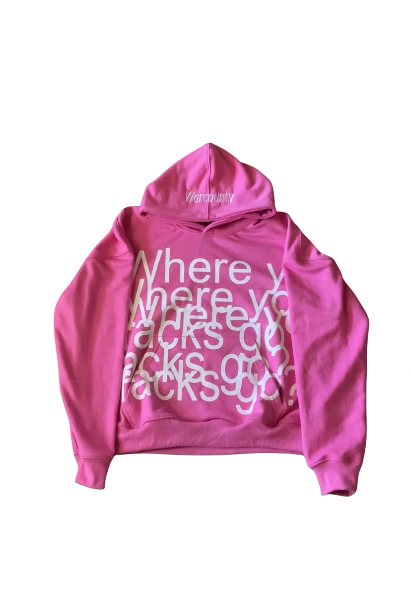 “Where yo racks go” Warcounty hoodie